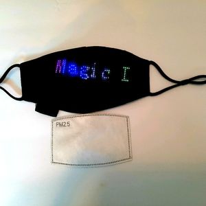 LED Lighted Magic Display Mask